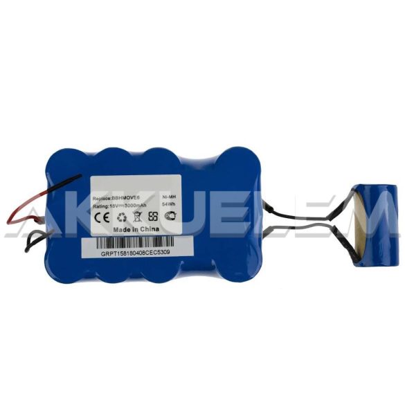 Bosch BBHMove 2in1 14,4V 3000mAh Ni-MH utángyártott porszívó akkumulátor