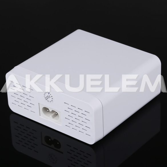 USB adapter 6 csatornás LCD kijelzővel 30W modell 899 5V 2,4A Charging Experts