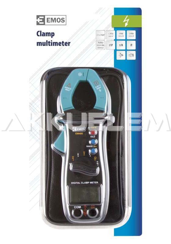 Digitális lakatfogó multiméter M0400