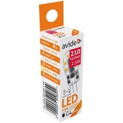 Avide G4 2,5W 12V 210lm 4000K LED-izzó 3év gar. A+