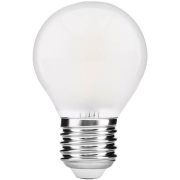   Avide Frosted Filament Mini Globe E27 4W 480lm 4000K LED-izzó 3év gar.