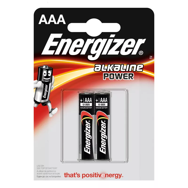 Energizer Power Alkaline LR03 AAA tartós elem 2db/bliszter (ár/db)