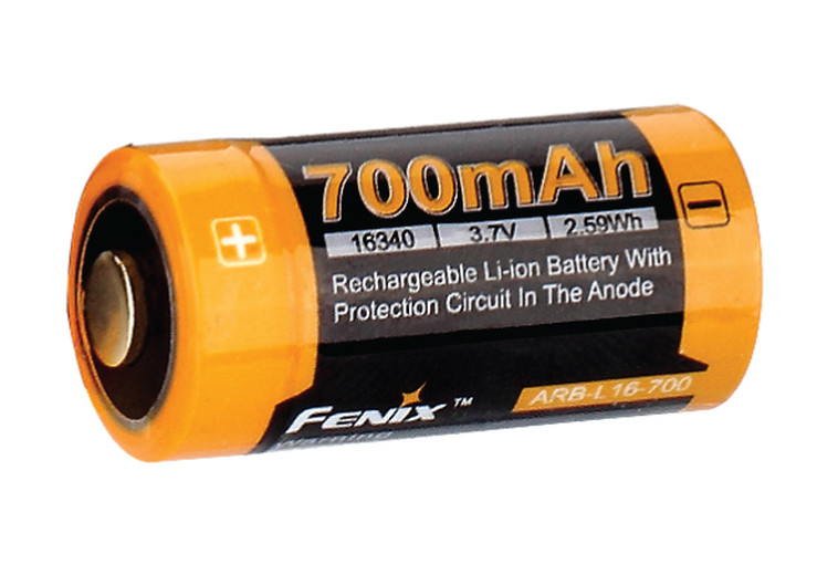 FENIX 16340 700mAh akkumulátor védett