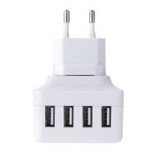 4xUSB hálózati töltő adapter 6,8A DC5V V0117