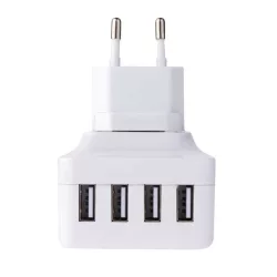 4xUSB hálózati töltő adapter 6,8A DC5V V0117