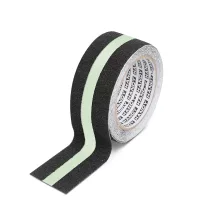   Csúszásmentes foszforeszkáló ragasztószalag 5m  x 50mm fekete