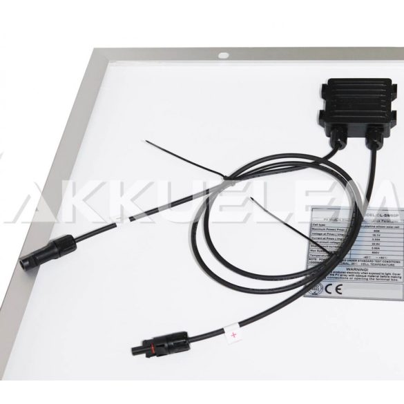 Napelem panel 60W 670x650x30mm
