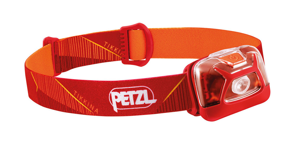 Petzl TIKKINA 300lm fejlámpa PIROS dizájn E091DA01