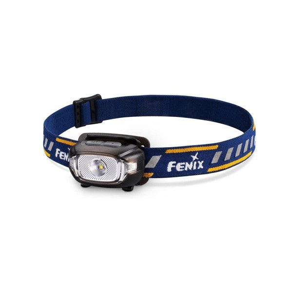 FENIX HL15 fejlámpa 200lm + vörös fény, FEKETE dizájn, IP67