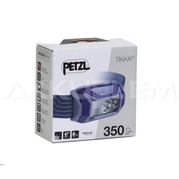 PETZL TIKKA (2023) 350lm fejlámpa KÉK dizájn E061AA01