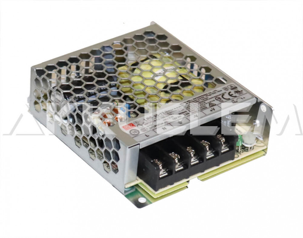 Tápegység 12V 4.2A 50W fémházas MeanWell LRS-50-12