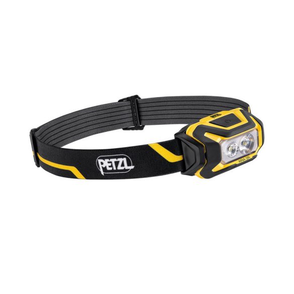 PETZL ARIA 2R tölthető SÁRGA/FEKETE fejlámpa 600lum