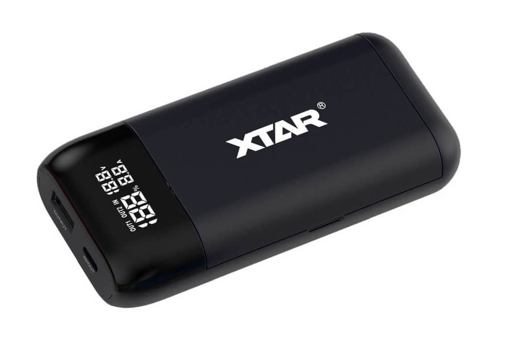 XTAR PB2S Li-ion akkutöltő powerbank 18650