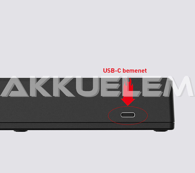 XTAR VC8 Li-ion/Ni-MH QC-USB-s akkumulátor töltő-tesztelő