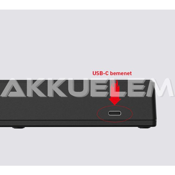 XTAR VC8 Li-ion/Ni-MH QC-USB-s akkumulátor töltő-tesztelő