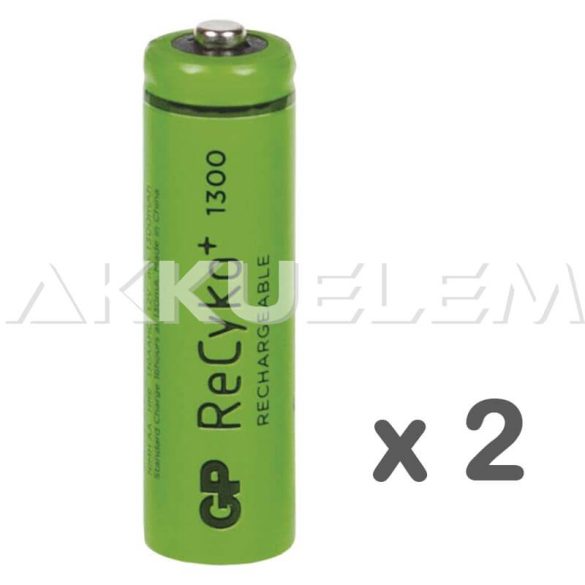 GP PB410 töltő + 2db 1300mAh AA akkumulátor