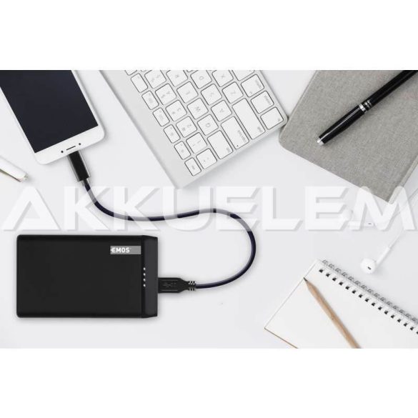 Külső akkumulátor USB-C 10000mAh fekete