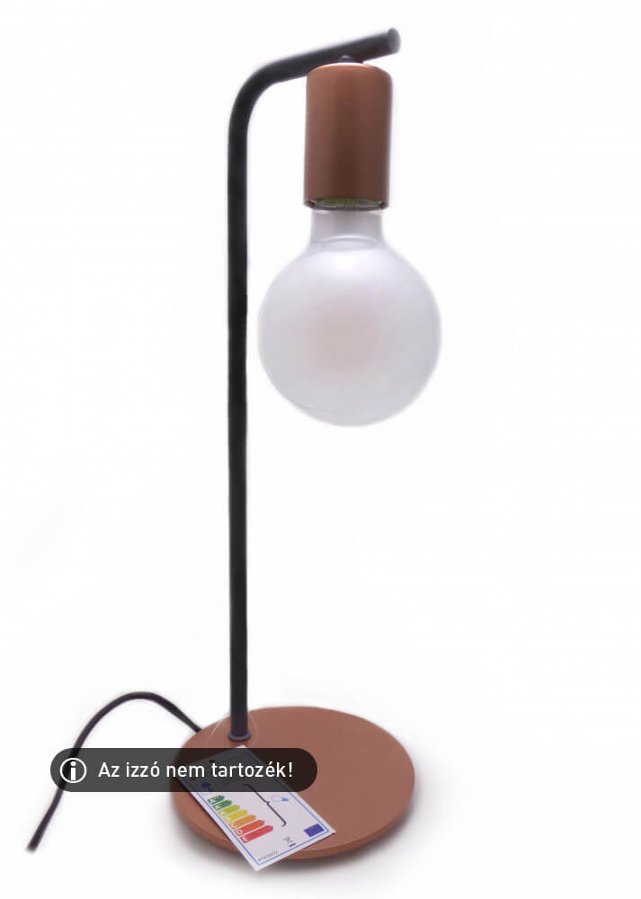 V-TAC Bronze E27 design asztali lámpa