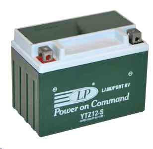   Landport 12V 11Ah 100A YTZ12S 50901 motorkerékpár akkumulátor AGM BAL+ 