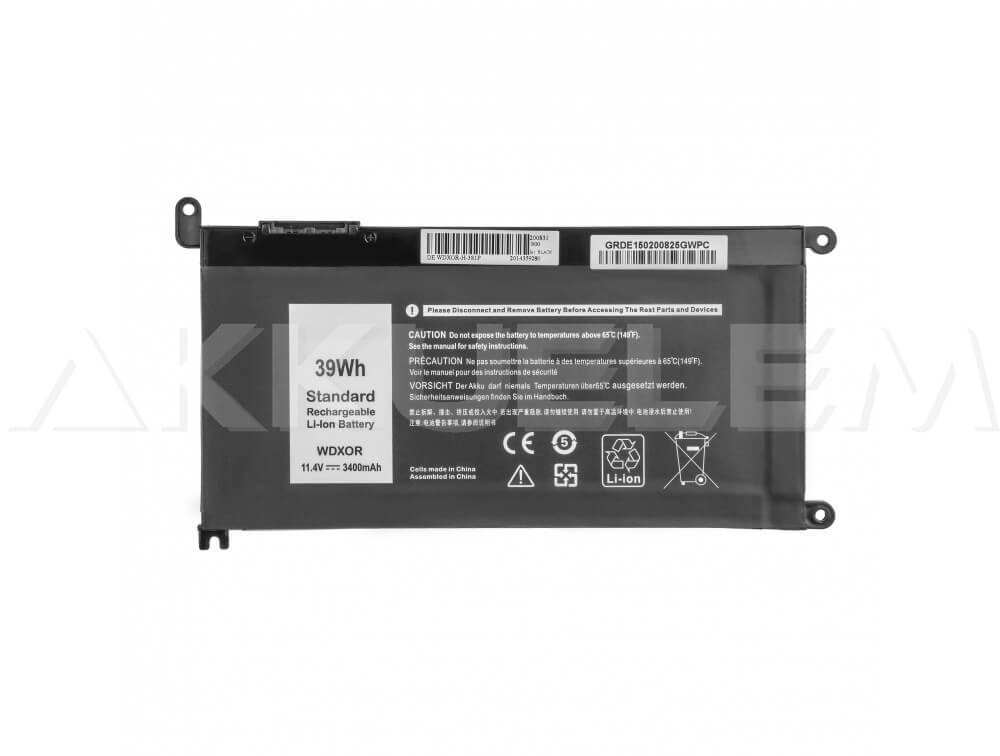 Dell WDX0R 11,4V 3400mAh utángyártott laptop akkumulátor