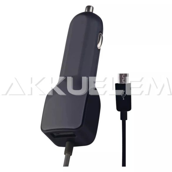 Autós töltő adapter USB 3,1A DC5V 12-24V 1,2m kábel V0217