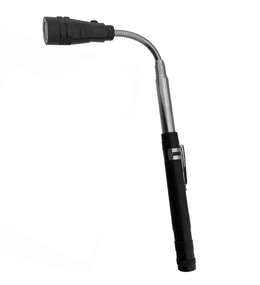   Elemlámpa kihúzható, hajlítható nyakkal 1W + 4xLR44 elem