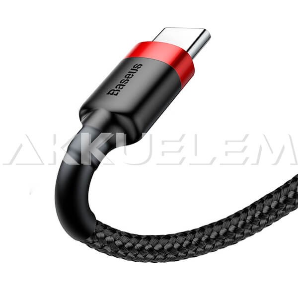 Baseus USB Type-C  kábel 50cm 3A-ig gyors 480Mbps-ig
