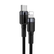 iPhnone USB-C kábel 2A, 1m, vászon borít. Baseus