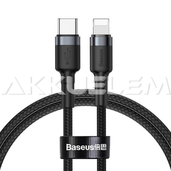 iPhnone USB-C kábel 2A, 1m, vászon borít. Baseus