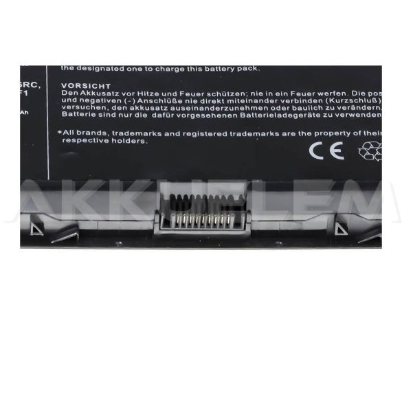 Dell Precision M4600 M6600 KJ321 11,1V 6600mAh utángyártott laptop akkumulátor