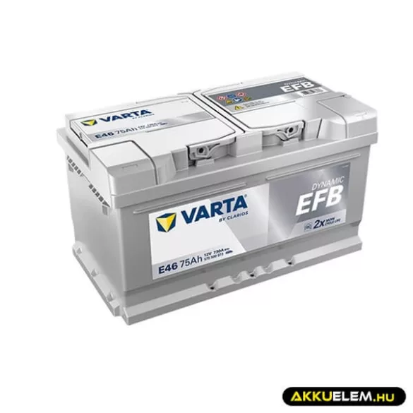 VARTA 12V EFB 75Ah 730A E46 akku 575500 START-STOP