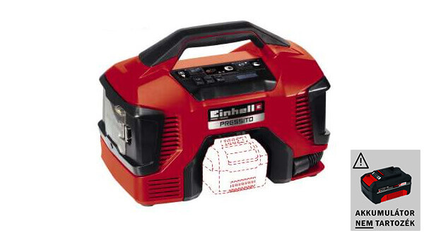Einhell Pressito hibrid kompresszor PXC SOLO