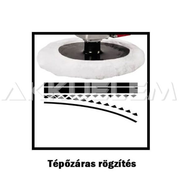 EINHELL CE-CP 18/180 Li E akkumulátoros polírozó- és csiszológép PXC SOLO