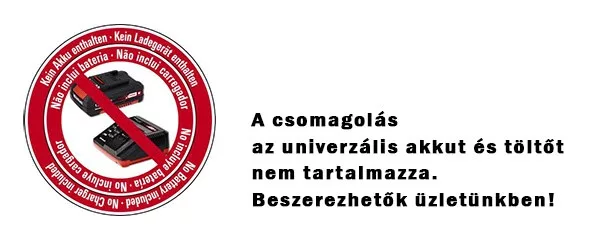 EINHELL TE-CD 18 Li-ion akkus fúró-csavarozó PXC SOLO
