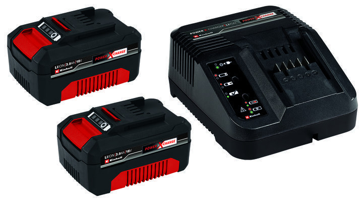Einhell Power X-Change Starter Kit szerszámgép akkuk + töltő 18V 2x3Ah