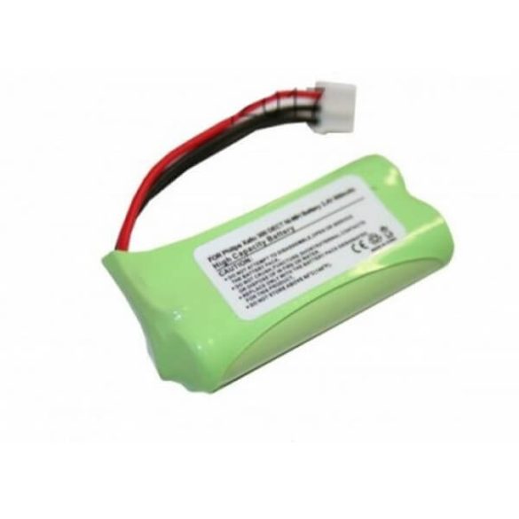 Philips Xalio 300 dect 2,4V 600mAh NiMH utángyártott akkumulátor