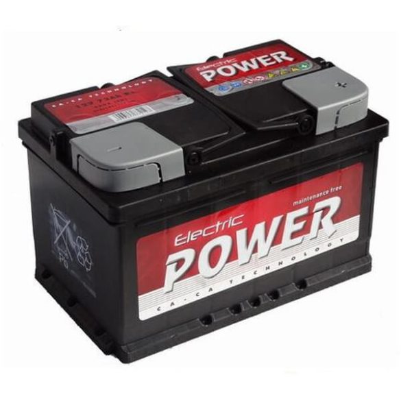 Electric Power 12V 75Ah 680A autó akkumulátor JOBB+