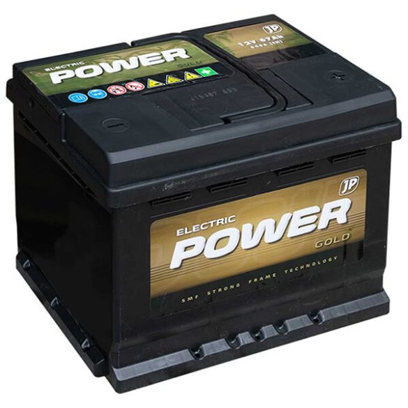 Electric Power Prémium Gold 12V 67Ah 640A autó akkumulátor JOBB+