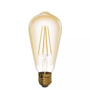   Vintage E27 ST64 4W 2200K WW 34W 380lm LED filament LED-izzó