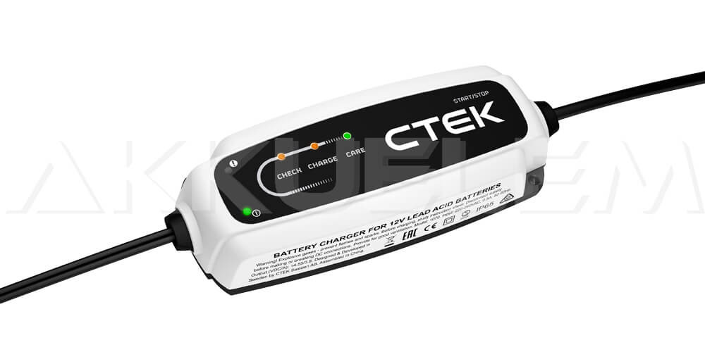 CTEK CT5 Start/Stop autó akkumulátor töltő 12V 3.8A