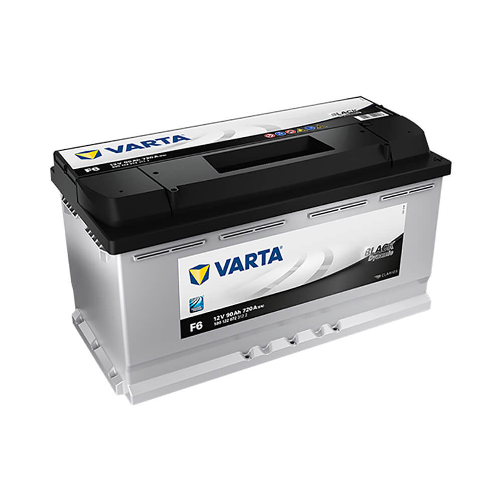  VARTA 12V 90Ah 720A F6 Black Dynamic akkumulátor JOBB+ 590122