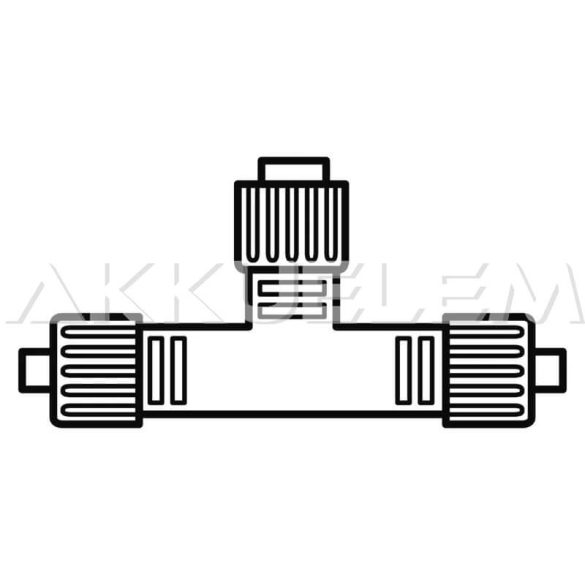 Fényfüzér elosztó adapter IP44 áttetsző CNT