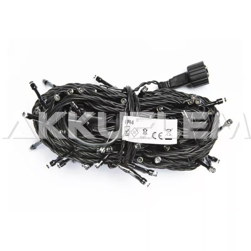 Karácsonyi fényfüzér 50LED karácsonyi 5m IP44 WW lánc CNT