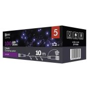   Karácsonyi fényfüzér 100LED karácsonyi 10m IP44 lánc purple/lila CNT