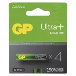 GP LR03 AAA Ultra+ 24AUP elem 4db/csomag (ár/csomag)