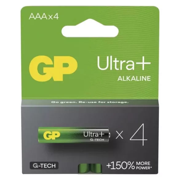GP LR03 AAA Ultra+ 24AUP elem 4db/csomag (ár/csomag)