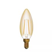   Vintage E14 170lm 2W 18W 2200K LED Filament gyertya LED-izzó