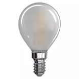 Classic E14 465lm 4W 40W 2700K LED Filament WW kisgömb A++ matt LED-izzó
