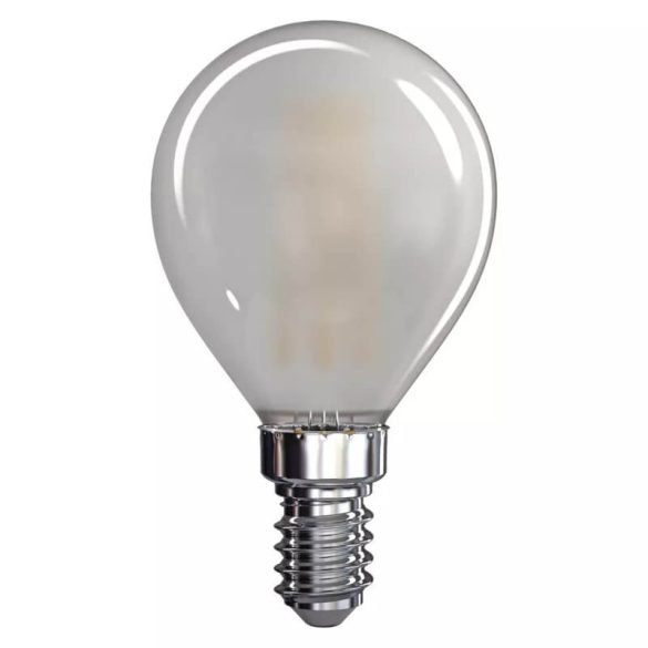 Classic E14 465lm 4W 40W 2700K LED Filament WW kisgömb A++ matt LED-izzó