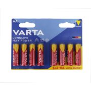   VARTA Longlife Max Power LR6 AA tartós elem 8 db (ár/bliszter)